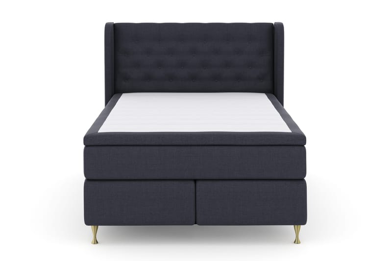 Select No 4 Komplett Sängpaket 140x200 Fast - Blå/Guld - Products - Möbler - Säng - Kontinentalsäng