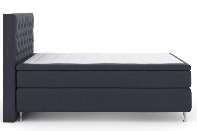 Select No 4 Komplett Sängpaket 140x200 Fast - Blå/Silver - Products - Möbler - Säng - Kontinentalsäng