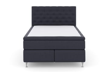Select No 4 Komplett Sängpaket 140x200 Fast - Blå/Silver - Products - Möbler - Säng - Kontinentalsäng