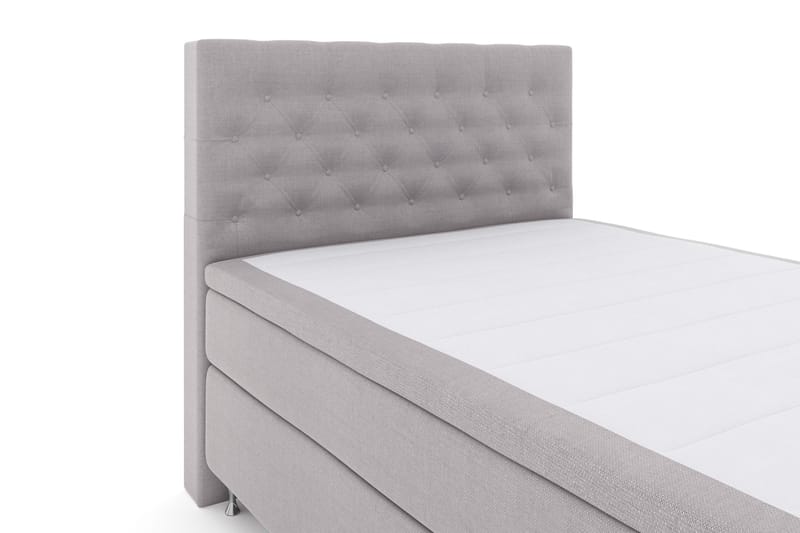 Select No 4 Komplett Sängpaket 140x200 Fast - Ljusgrå/Silver - Products - Möbler - Säng - Kontinentalsäng