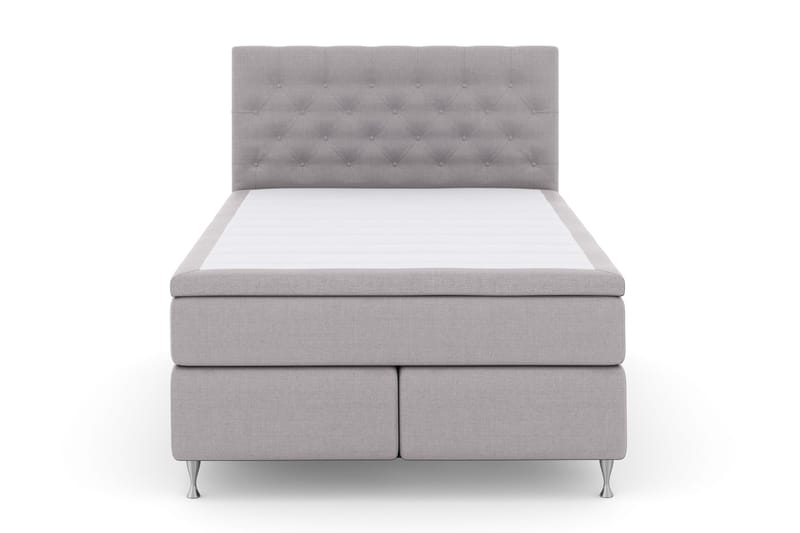 Select No 4 Komplett Sängpaket 140x200 Fast - Ljusgrå/Silver - Products - Möbler - Säng - Kontinentalsäng