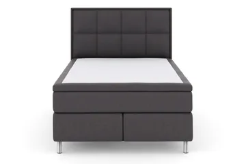 Select No 4 Komplett Sängpaket 140x200 Fast - Mörkgrå/Metall - Products - Möbler - Säng - Kontinentalsäng