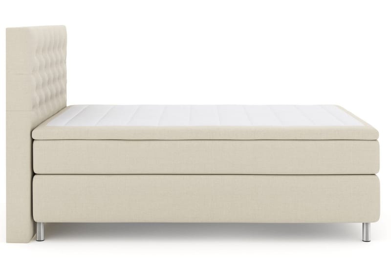 Select No 4 Komplett Sängpaket 140x200 Fast/Medium - Beige/Metall - Products - Möbler - Säng - Kontinentalsäng
