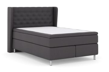 Select No 4 Komplett Sängpaket 140x200 Fast/Medium - Mörkgrå/Metall - Products - Möbler - Säng - Kontinentalsäng