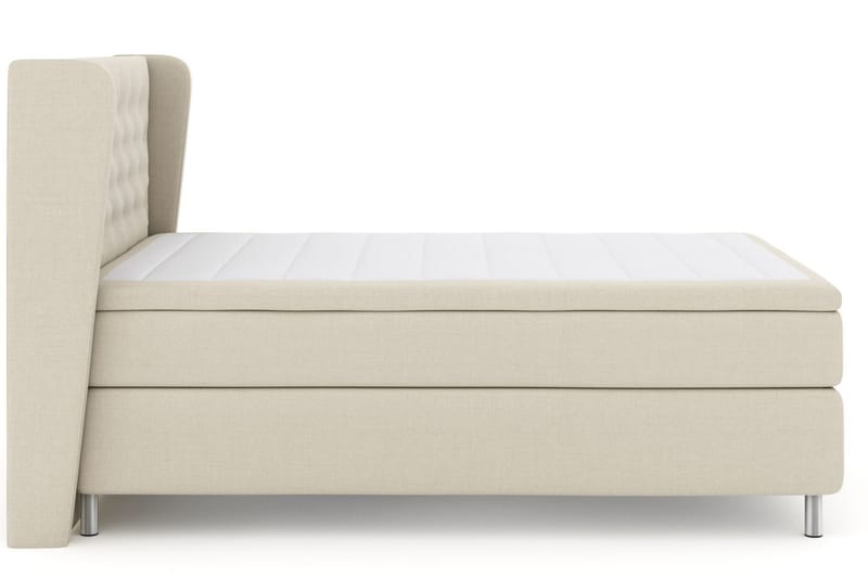 Select No 4 Komplett Sängpaket 140x200 Medium - Beige/Metall - Products - Möbler - Säng - Kontinentalsäng