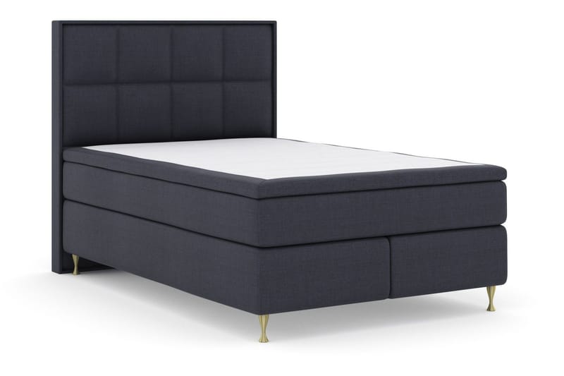 Select No 4 Komplett Sängpaket 140x200 Medium - Blå/Guld - Products - Möbler - Säng - Kontinentalsäng