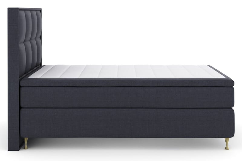 Select No 4 Komplett Sängpaket 140x200 Medium - Blå/Guld - Products - Möbler - Säng - Kontinentalsäng