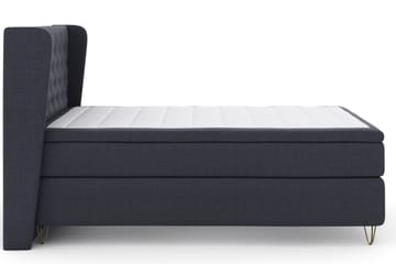 Select No 4 Komplett Sängpaket 160x200 Fast - Blå/Metall V-form - Products - Möbler - Säng - Kontinentalsäng