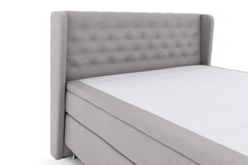 Select No 4 Komplett Sängpaket 160x200 Fast - Ljusgrå/Silver - Products - Möbler - Säng - Kontinentalsäng