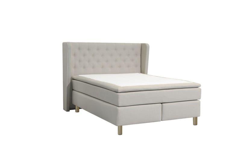 Select No 4 Komplett Sängpaket 160x200 Fast/Medium - Beige/Koppar - Products - Möbler - Säng - Kontinentalsäng