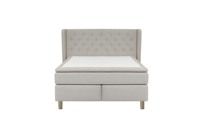 Select No 4 Komplett Sängpaket 160x200 Fast/Medium, Beige/Koppar