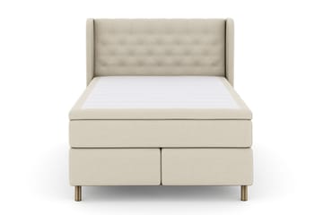 Select No 4 Komplett Sängpaket 160x200 Fast/Medium - Beige/Koppar - Products - Möbler - Säng - Kontinentalsäng