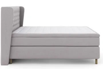 Select No 4 Komplett Sängpaket 160x200 Fast/Medium - Ljusgrå/Koppar - Products - Möbler - Säng - Kontinentalsäng
