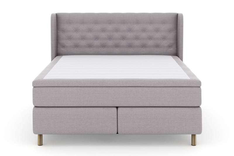 Select No 4 Komplett Sängpaket 160x200 Fast/Medium - Ljusgrå/Koppar - Products - Möbler - Säng - Kontinentalsäng