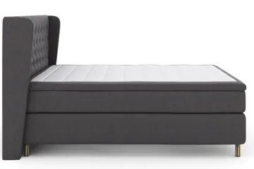 Select No 4 Komplett Sängpaket 160x200 Fast/Medium - Mörkgrå/Koppar - Products - Möbler - Säng - Kontinentalsäng