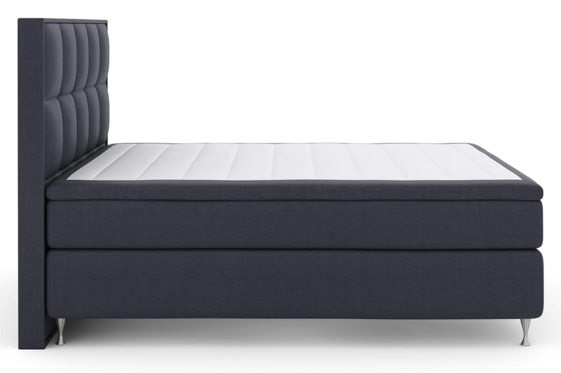 Select No 4 Komplett Sängpaket 180x200 Fast - Blå/Silver - Products - Möbler - Säng - Kontinentalsäng