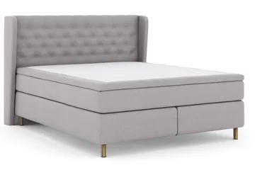 Select No 4 Komplett Sängpaket 180x200 Fast - Ljusgrå/Koppar - Products - Möbler - Säng - Kontinentalsäng