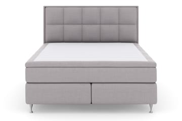 Select No 4 Komplett Sängpaket 180x200 Fast - Ljusgrå/Silver - Products - Möbler - Säng - Kontinentalsäng