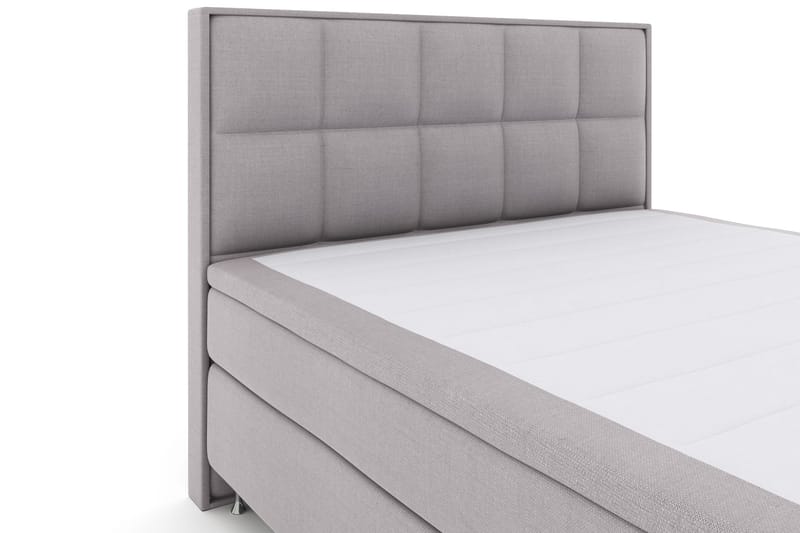 Select No 4 Komplett Sängpaket 180x200 Fast - Ljusgrå/Silver - Products - Möbler - Säng - Kontinentalsäng