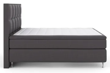 Select No 4 Komplett Sängpaket 180x200 Fast - Mörkgrå/Silver - Products - Möbler - Säng - Kontinentalsäng