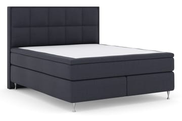 Select No 4 Komplett Sängpaket 180x200 Fast/Medium - Blå/Silver - Products - Möbler - Säng - Kontinentalsäng