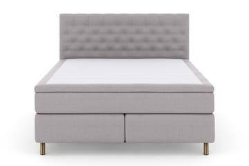 Select No 4 Komplett Sängpaket 180x200 Medium - Ljusgrå/Koppar - Products - Möbler - Säng - Kontinentalsäng