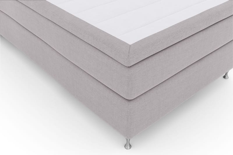 Select No 4 Kontinentalsäng 120x200 Fast - Ljusgrå/Silver - Products - Möbler - Säng - Enkelsäng