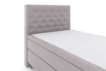 Select No 4 Kontinentalsäng 120x200 Fast - Ljusgrå/Silver - Products - Möbler - Säng - Enkelsäng