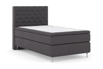 Select No 4 Kontinentalsäng 120x200 Fast - Mörkgrå/Silver - Products - Möbler - Säng - Enkelsäng
