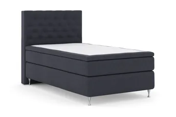 Select No 4 Kontinentalsäng 120x200 Medium - Blå/Silver - Products - Möbler - Säng - Enkelsäng