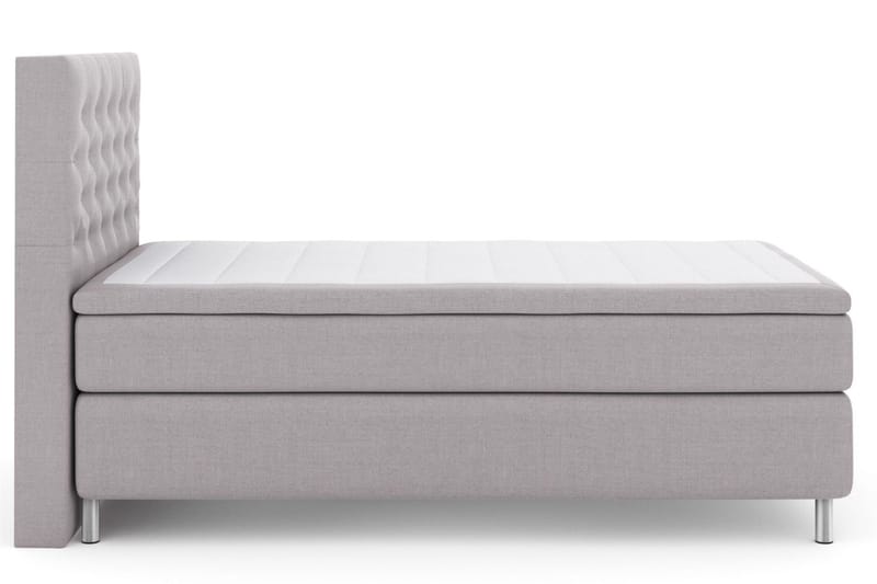 Select No 4 Kontinentalsäng 120x200 Medium - Ljusgrå/Metall - Products - Möbler - Säng - Enkelsäng