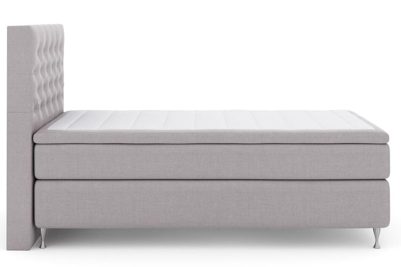 Select No 4 Kontinentalsäng 120x200 Medium - Ljusgrå/Silver - Products - Möbler - Säng - Enkelsäng