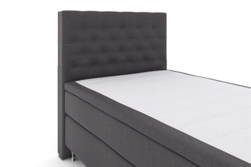 Select No 4 Kontinentalsäng 120x200 Medium - Mörkgrå/Silver - Products - Möbler - Säng - Enkelsäng