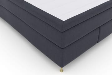 Select No 4 Kontinentalsäng 140x200 Fast - Blå/Guld - Products - Möbler - Säng - Kontinentalsäng