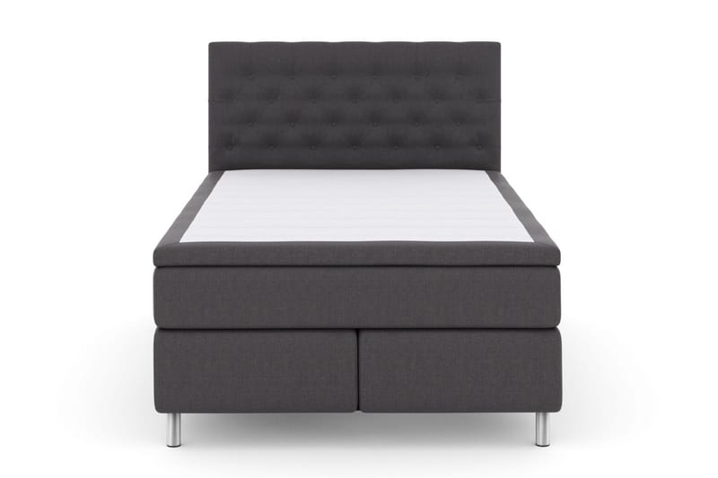Select No 4 Kontinentalsäng 140x200 Fast/Medium - Mörkgrå/Metall - Products - Möbler - Säng - Kontinentalsäng