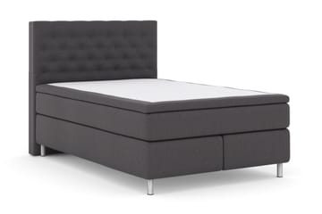 Select No 4 Kontinentalsäng 140x200 Fast/Medium - Mörkgrå/Metall - Products - Möbler - Säng - Kontinentalsäng