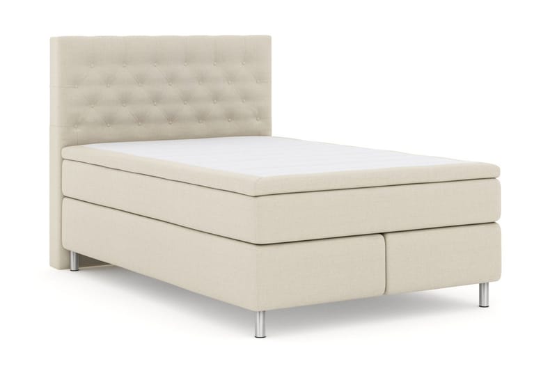 Select No 4 Kontinentalsäng 140x200 Medium - Beige/Metall - Products - Möbler - Säng - Kontinentalsäng