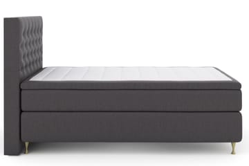 Select No 4 Kontinentalsäng 140x200 Medium - Mörkgrå/Guld - Products - Möbler - Säng - Kontinentalsäng