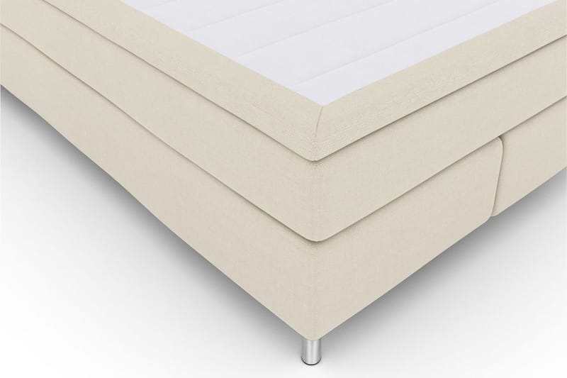 Select No 4 Kontinentalsäng 160x200 Fast - Beige/Metall - Products - Möbler - Säng - Kontinentalsäng