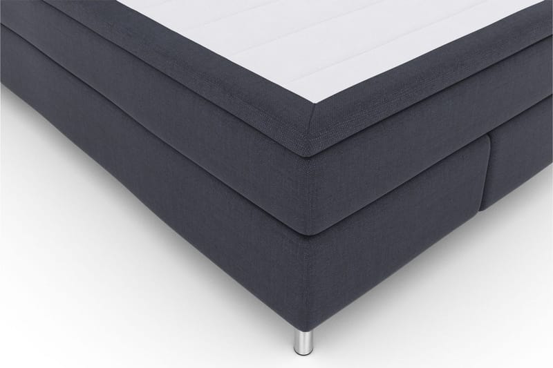 Select No 4 Kontinentalsäng 160x200 Fast - Blå/Metall - Products - Möbler - Säng - Kontinentalsäng