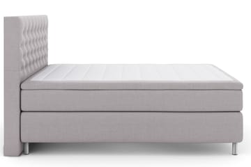 Select No 4 Kontinentalsäng 160x200 Fast - Ljusgrå/Metall - Products - Möbler - Säng - Kontinentalsäng