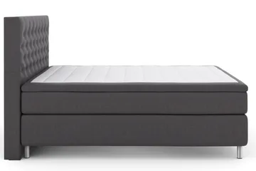 Select No 4 Kontinentalsäng 160x200 Fast - Mörkgrå/Metall - Products - Möbler - Säng - Kontinentalsäng