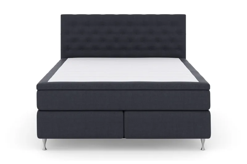Select No 4 Kontinentalsäng 180x200 Fast - Blå/Silver - Products - Möbler - Säng - Kontinentalsäng