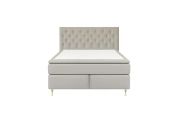 Select No 4 Kontinentalsäng 180x200 Medium, Beige/Guld