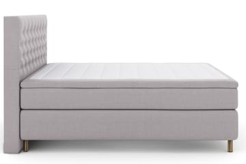 Select No 4 Kontinentalsäng 210x210 Fast - Ljusgrå/Koppar - Products - Möbler - Säng - Kontinentalsäng