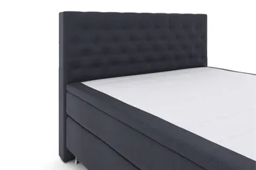 Select No 4 Kontinentalsäng 210x210 Fast/Medium - Blå/Silver - Products - Möbler - Säng - Kontinentalsäng