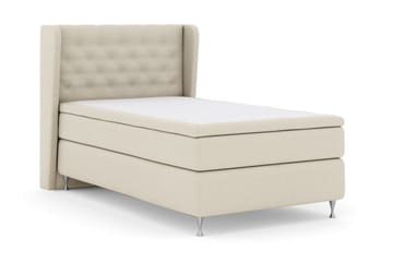 Select No 5 Komplett Sängpaket 120x200 Fast Watergel - Beige/Silver - Products - Möbler - Säng - Enkelsäng