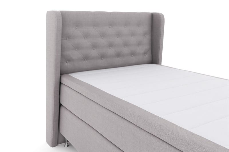 Select No 5 Komplett Sängpaket 120x200 Fast Watergel - Ljusgrå/Silver - Products - Möbler - Säng - Enkelsäng
