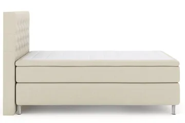 Select No 5 Komplett Sängpaket 120x200 Medium Latex - Beige/Metall - Products - Möbler - Säng - Enkelsäng