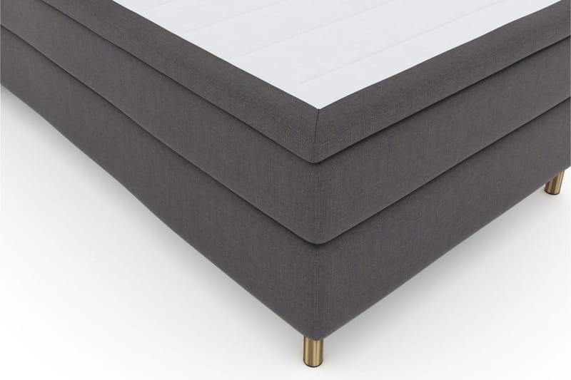 Select No 5 Komplett Sängpaket 120x200 Medium Latex - Mörkgrå/Koppar - Products - Möbler - Säng - Enkelsäng